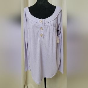Free people must have henly in lilac cloud size M